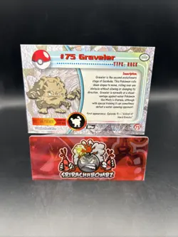 Topps Black Label Graveler #75 TV Animation Edition Holo Pokemon TCG 1999 - Image 3