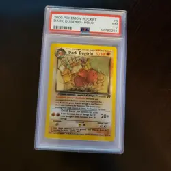 PSA 7 Pokemon Dark DugtrioTeam Rocket unlimited holo #6 Near Mint - Image 1
