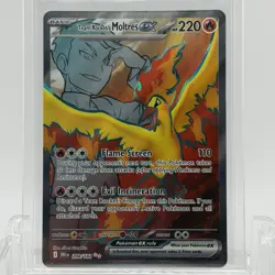 Pokemon TCG Destined Rivals Team Rocket’s Moltres ex #208/182 Ultra Rare NM - Image 1