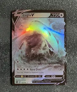 Pokemon Lugia V Full Art Ultra Rare Holo 138/195 Swsh12 Silver Tempest 220 HP - Image 1