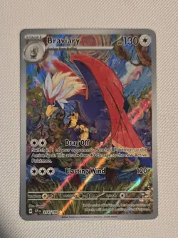 Pokemon TCG Braviary 214/191 Illustration Rare Surging Sparks NM - Image 1