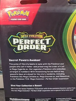 5x Pokemon Perfect Order - Chikorita 3-Pack Booster Blister Factory Sealed - Image 4