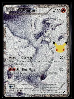 Pokemon TCG Celebrations: Classic Collection #113/114 Reshiram - Image 1