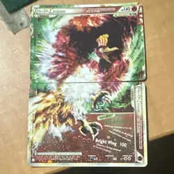 Pokemon Ho-Oh LEGEND Bottom 112/123 Heartgold & Soulsilver Ultra Rare Holo Brig… - Image 1