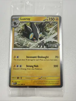 Pokemon Luxray 028/088 - Best Buy Perfect Order Stamped Promo - Sealed - NM - Image 1