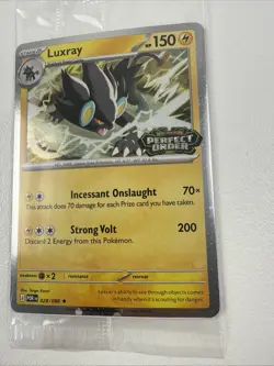 Pokemon Luxray 028/088 - Best Buy Perfect Order Stamped Promo - Sealed - NM - Image 2