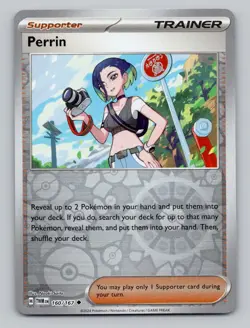 Reverse Holo Perrin 160/167 Uncommon Twilight Masquerade Pokemon - Image 1