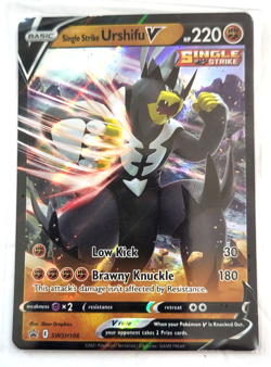 Single Strike Urshifu V SWSH106 - SWSH Black Star Promo - Pokemon - Image 1
