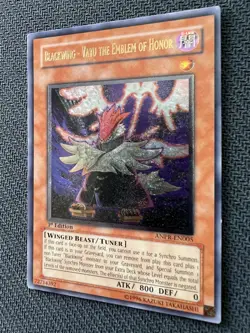 Yugioh Blackwing - Vayu the Emblem of Honor 1st Ed Ultimate Rare ANPR-EN005 NM - Image 4