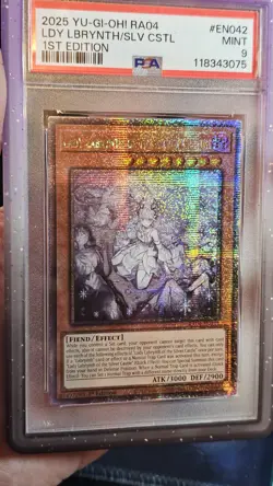 Yu-Gi-Oh ~ Lady Labrynth Quarter Century Secret Rare ☆ PSA 9 Mint ☆ - Image 2