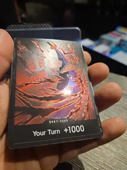 Black & Red Royal Blood Your Turn +1000 • Foil One Piece Don!! Card NM-Mint - Image 4