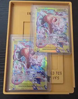 Bandai One Piece Card Game Monkey.D.Luffy EB04-061 Egghead Foil SEC Blocker x2 - Image 1