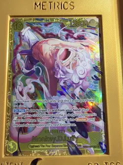 Bandai One Piece Card Game Monkey.D.Luffy EB04-061 Egghead Foil SEC Blocker x2 - Image 2