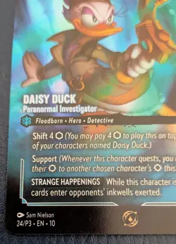Daisy Duck - Paranormal Investigator (Store Championship) 24 Disney Lorcana... - Image 1
