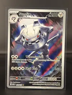 Steelix - 150/132 - Illustration Rare - Mega Evolution - Pokemon Card - NM/M 28 - Image 1