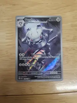 Pokemon TCG Steelix 150/132 Mega Evolution Full Art Illustration NM - Image 1