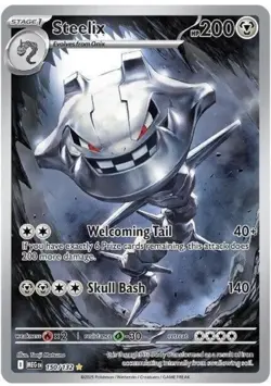 Steelix 150/132 – Illustration Rare – Mega Evolution – Pokemon TCG NM/M - Image 1