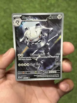 Steelix 150/132 Illustration Rare Pokemon TCG Mega Evolution NM - Image 1
