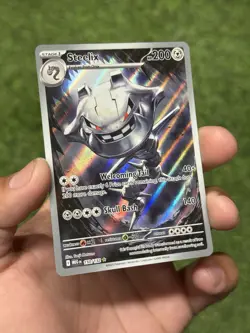 Steelix 150/132 Illustration Rare Pokemon TCG Mega Evolution NM - Image 2
