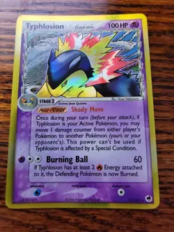 Typhlosion Holo Rare 2006 Pokemon Card 12/101 Dragon Frontiers MP - Image 1