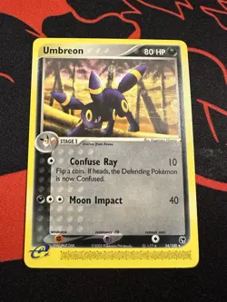Umbreon – 2003 Pokemon Card – EX Sandstorm 24/100 – Rare - Non-Holo – LP - Image 1