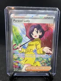 Parasol Lady 238/182 Paradox Rift (PAR) NM Full Art Pokemon Card - Image 1