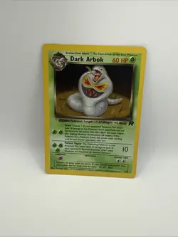 Pokemon TCG Dark Arbok Holo Rare Card No. 24 Vintage WOTC - Image 1