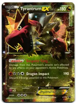Tyrantrum EX XY70 - XY Black Star Promos Promo Pokemon TCG - M/LP Card - Image 1