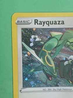 Pokemon Sword & Shield Rayquaza SWSH 029 Promo Black Star Holo Playset (4) Cards - Image 4