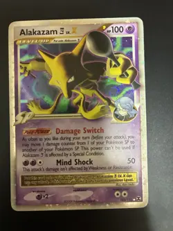 Pokemon Alakazam E4 Lv.X 103/111 Rising Rivals Ultra Rare Holo 2009 English Card - Image 1