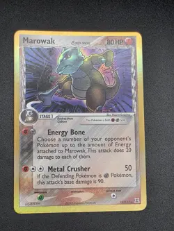 Pokemon TCG 2005 Marowak (Delta Species) 10/113 Delta Species Holo LP Vintage -B - Image 1