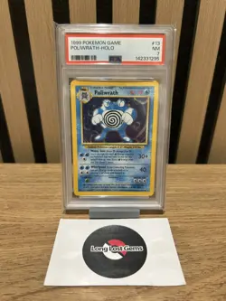PSA 7 Poliwrath 13/102 Base Set Pokemon Card MINT - Image 1