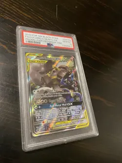Pokemon PSA Gem Mint 10 Lucario & Melmetal GX SM192 Sun & Moon Promo Holo - Image 1