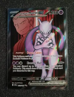 Team Rocket’s Mewtwo EX 213/182 – Ultra Rare – Destined Rivals – Pokemon TCG - Image 1
