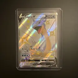 Pokemon Lapras V SV110/SV122 Shining Fates: Shiny Vault Shiny Holo Rare Holo - Image 1