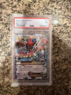 Pokemon M Scizor EX 77/122 Breakpoint Mega Ultra Rare Holo PSA 7 English - Image 1