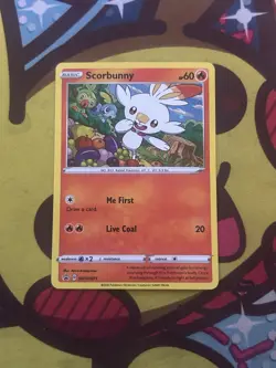 Pokemon Scorbunny SWSH071 - Black Star Promo - Excellent - Image 1