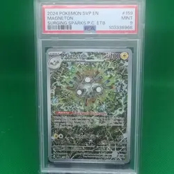 PSA 9 Magneton #159 Pokemon Center Promo SVP159 Pokemon TCG Surging Sparks MINT - Image 1