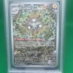 PSA 9 Magneton #159 Pokemon Center Promo SVP159 Pokemon TCG Surging Sparks MINT - Image 2