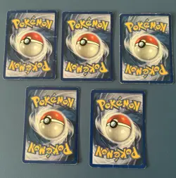 Pokemon Vinatge Holo Lot Of 5 - All Damaged! - See Photos&Read Description!! - Image 2