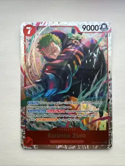 RORONOA ZORO EB04-007 SUPER RARE ADVENTURE ON KAMI'S ISLAND ONE PIECE NEAR MINT - Image 1