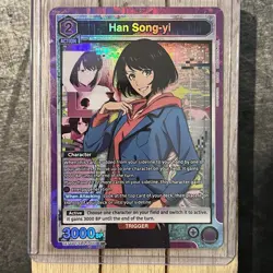 Union Arena UE17BT: SOLO LEVELING Han Song-yi UE17BT-SLG-1-003 Super Rare SR - Image 1