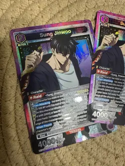 Union Arena Solo Leveling Sung Jinwoo SR - SLG-1-021 - Image 2