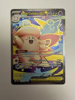 Pokemon TCG Perfect Order Mega Clefable Ex 103 /088 Holo Ultra Rare Card - Image 1