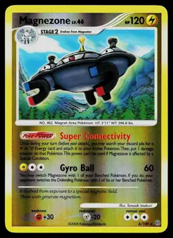 Pokemon Card - Magnezone Stormfront 6/100 Holo Reverse Holo Rare - Image 1