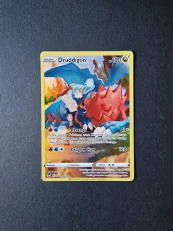 TG09/TG30 Druddigon Silver Tempest Trainer Gallery Sword Shield Pokemon Card TCG - Image 1