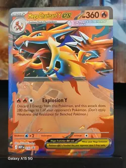 Mega Charizard X & Y EX 029 & 031 Promo Pokemon Cards - Image 2