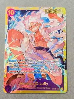Monkey.D.Luffy OP05-119 SEC - One Piece TCG - English Card Near-Mint Secret Rare - Image 1