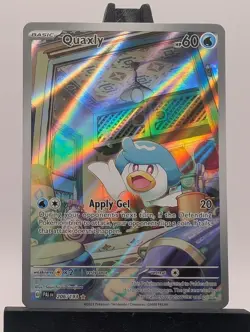 Quaxly 206/193 Holo Illustration Rare Paldea Evolved Pokemon Card - Image 1