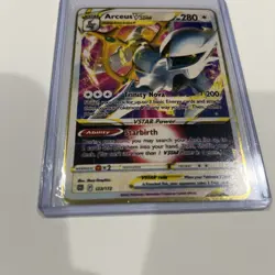Pokemon TCG Arceus VSTAR Metal Card 123/172 Arceus Premium Collection - Image 3